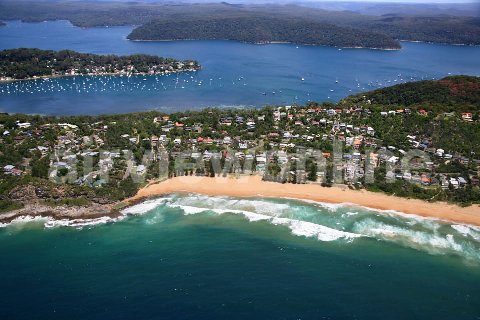 Aerial Image of Whale Beach and Pittwater, NSW