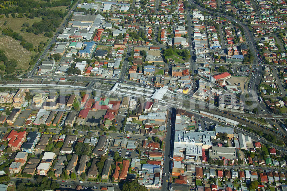 Aerial Image of Lidcombe From the North