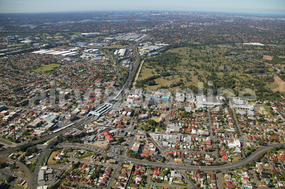 Aerial Image of Lidcombe to Sydney