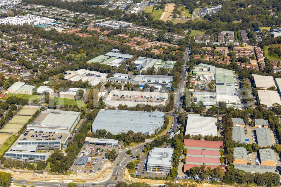 Aerial Image of Warriewood Factories