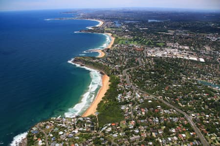 Aerial Image of BUNGAN BEACH, NEWPORT