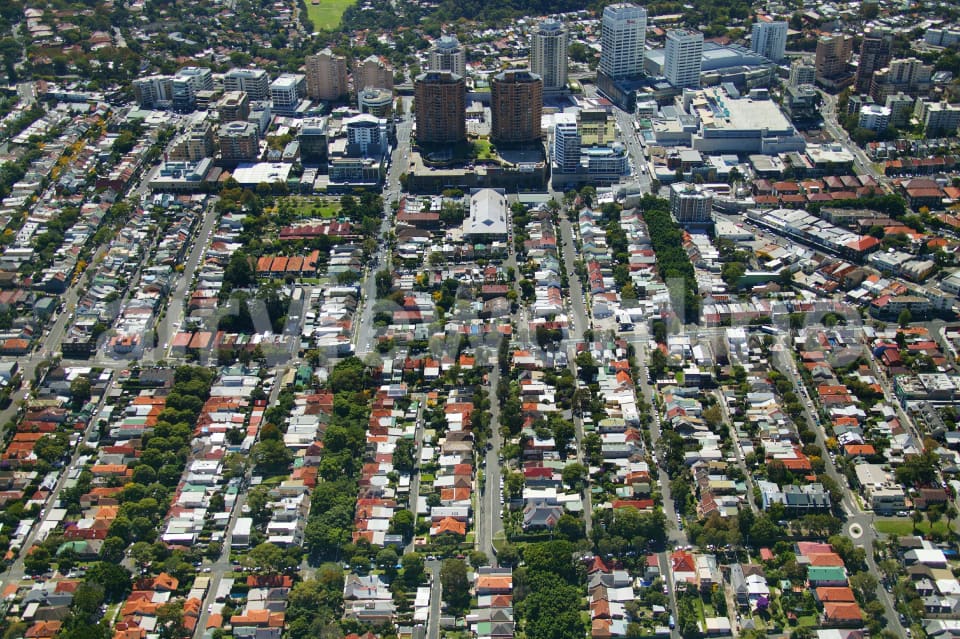 Aerial Image of Queens Park and Bondi Junction, NSW