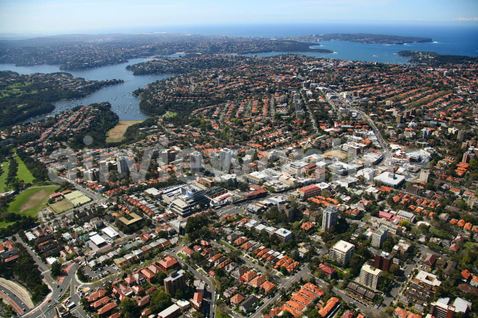 Aerial Image of Neutral Bay looking north east