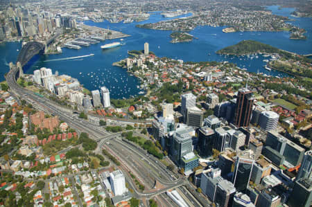 Aerial Image of NORTH SYDNEY AND MILSONS POINT
