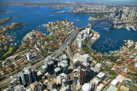 Aerial Image of NORTH SYDNEY AND KIRRIBILLI