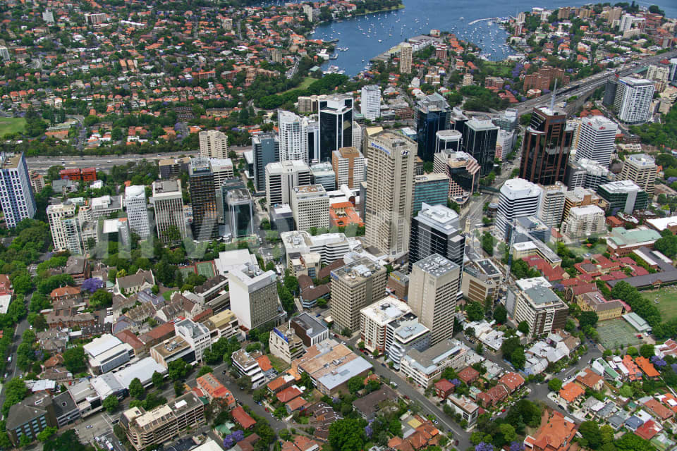 Aerial Image of North Sydney From the West