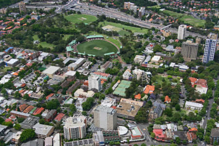 Aerial Image of NORTH SYDNEY, ST LEONARDS PARK