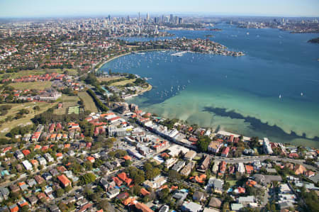 Aerial Image of ROSE BAY TO THE CITY