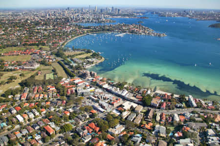 Aerial Image of ROSE BAY TO SYDNEY CITY
