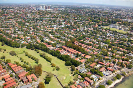 Aerial Image of WOOLLAHRA GOLF COURSE, ROSE BAY