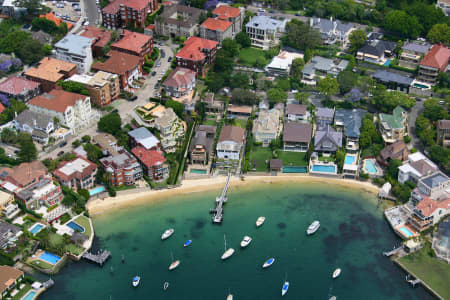 Aerial Image of POINT PIPER, LADY MARTINS BEACH