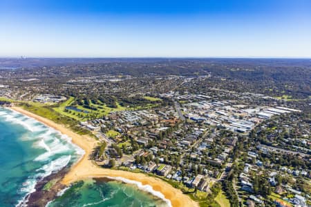 Aerial Image of MONA VALE BEACH