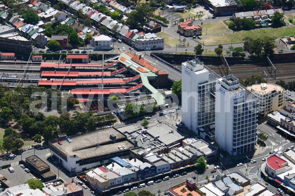 Aerial Image of Redfern Railway Station, Sydney