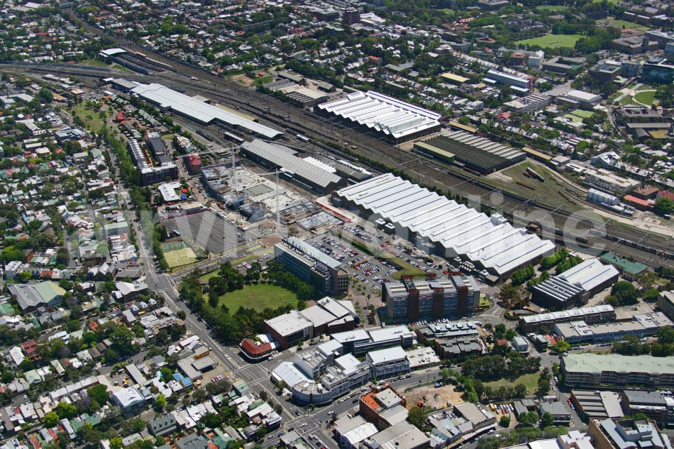 Aerial Image of Eveleigh Railyards, Australian Technology Park