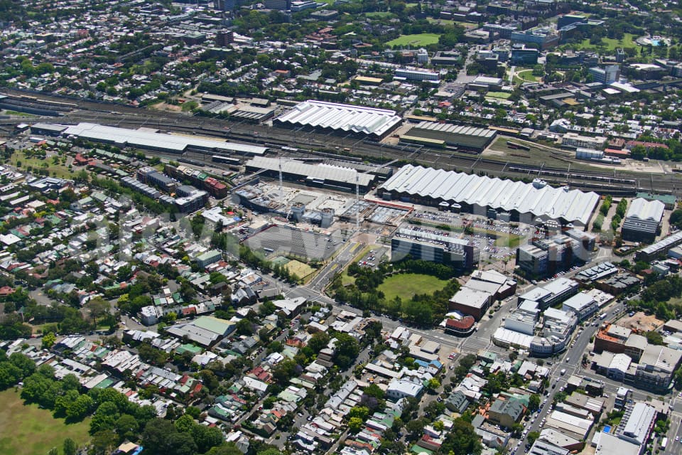 Aerial Image of Eveleigh Rail Yards, Alexandria, NSW