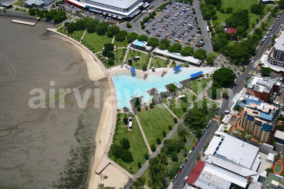 Aerial Image of Cairns Esplanade Swimming Lagoon