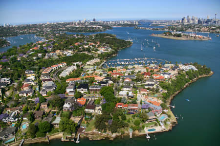 Aerial Image of HUNTERS HILL TO SYDNEY CITY