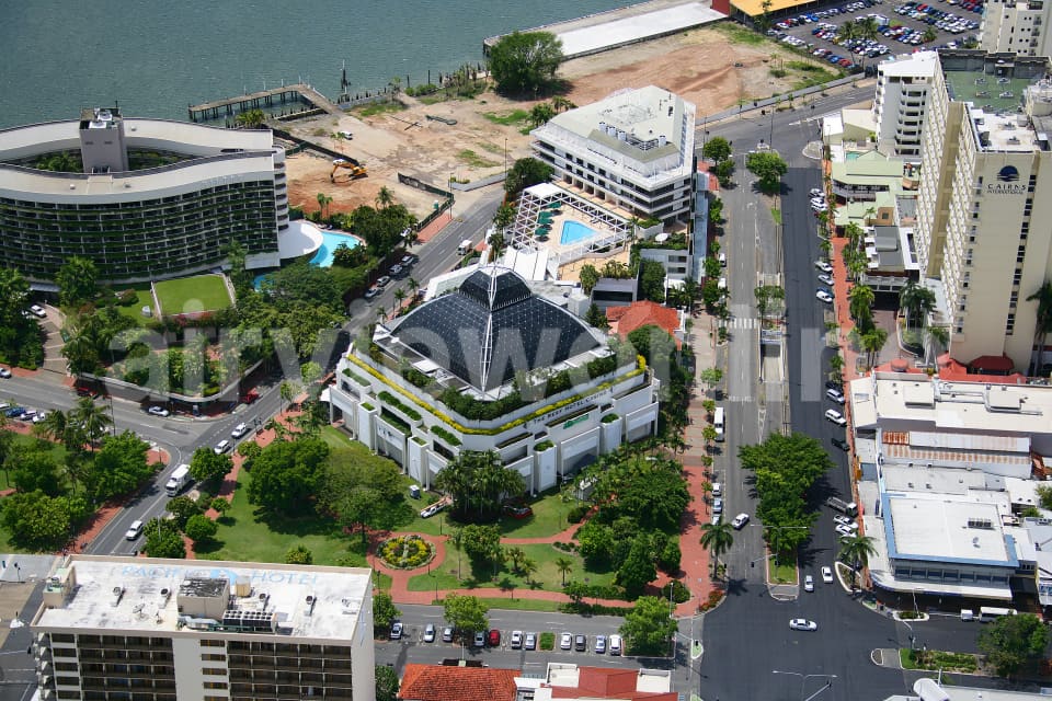 Aerial Image of Reef Hotel Casino, Cairns QLD