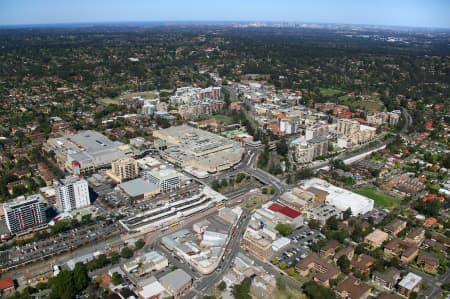 Aerial Image of HORNSBY TO SYDNEY, NSW