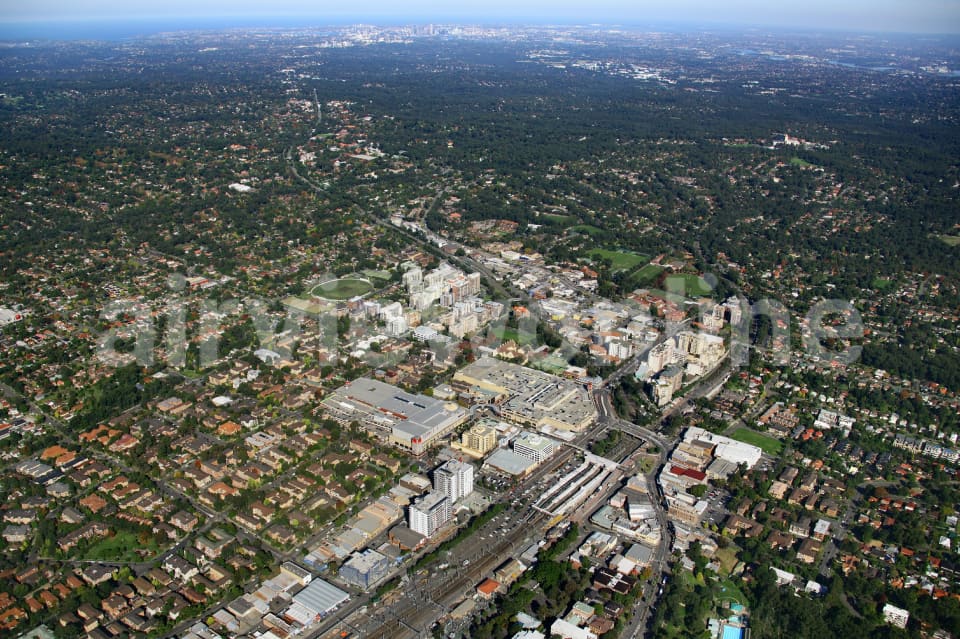 Aerial Image of Hornsby Wide Shot