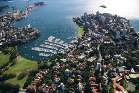 Aerial Image of RUSHCUTTERS BAY