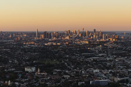 Aerial Image of ASHFIELD DUSK