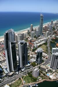 Aerial Image of SURFERS PORTRAIT