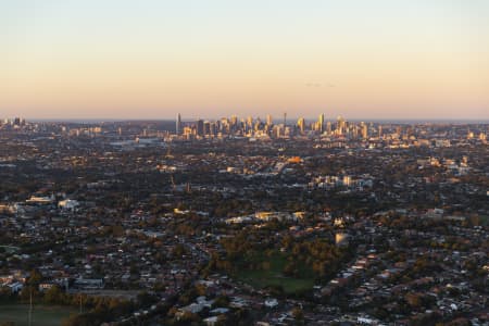 Aerial Image of ASHFIELD DUSK