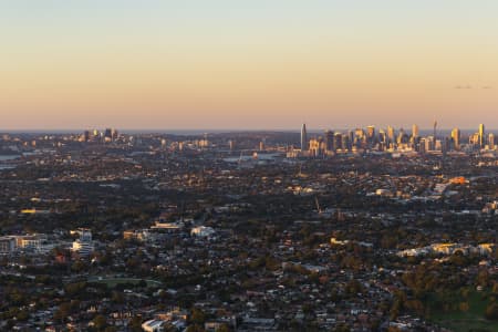 Aerial Image of ASHFIELD DUSK