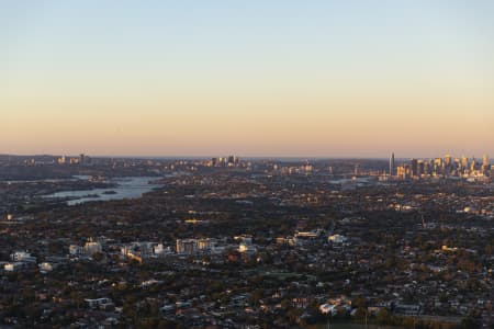 Aerial Image of ASHFIELD DUSK