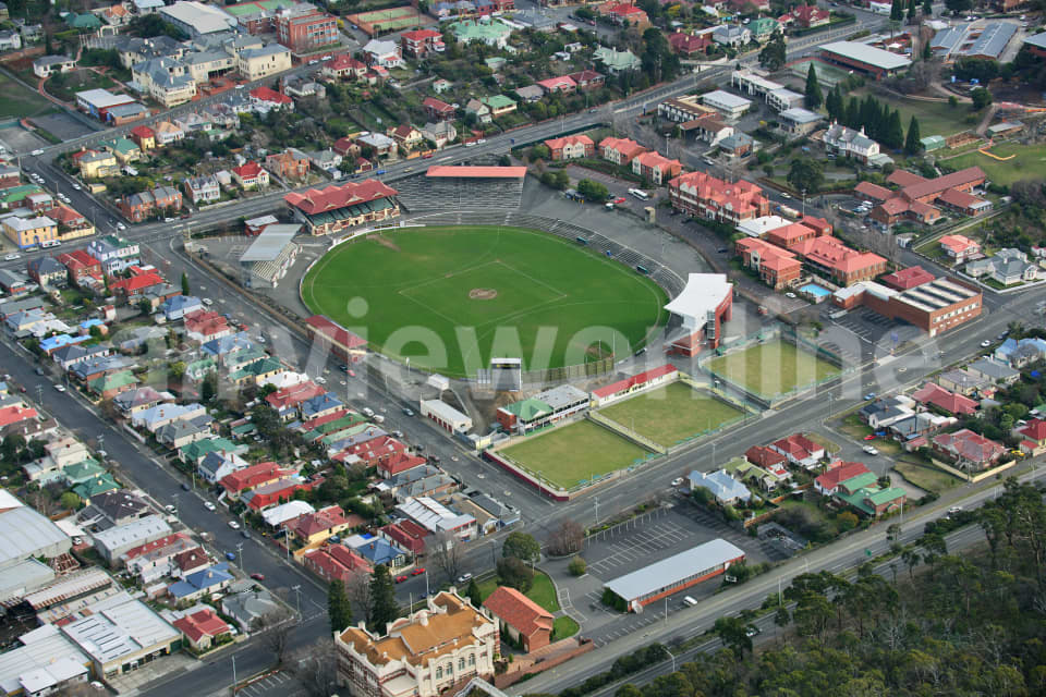 Aerial Image of North Hobart Oval