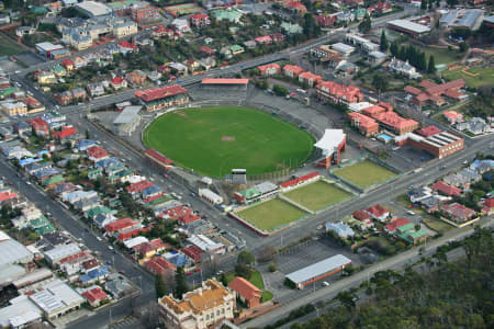 Aerial Image of NORTH HOBART OVAL