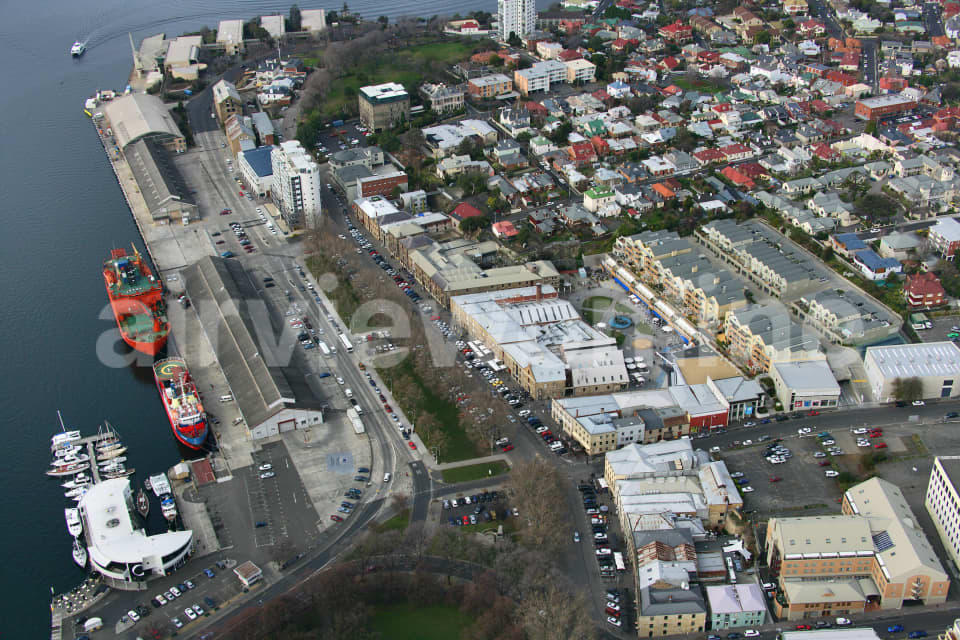 Aerial Image of Salamanca Place, Hobart TAS