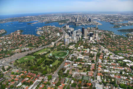 Aerial Image of NORTH SYDNEY TO SYDNEY