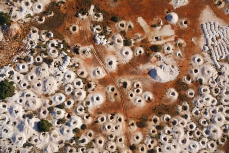 Aerial Image of WHITE CLIFFS OPAL DIGS