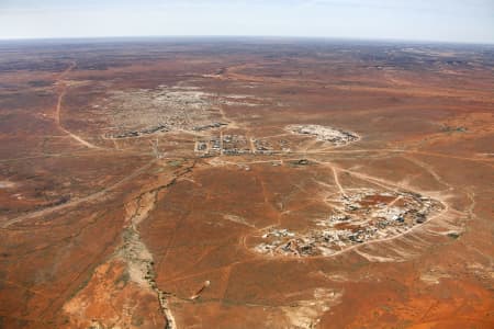 Aerial Image of WHITE CLIFFS OPAL MINING TOWN, NSW