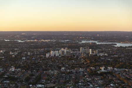 Aerial Image of BURWOOD DUSK