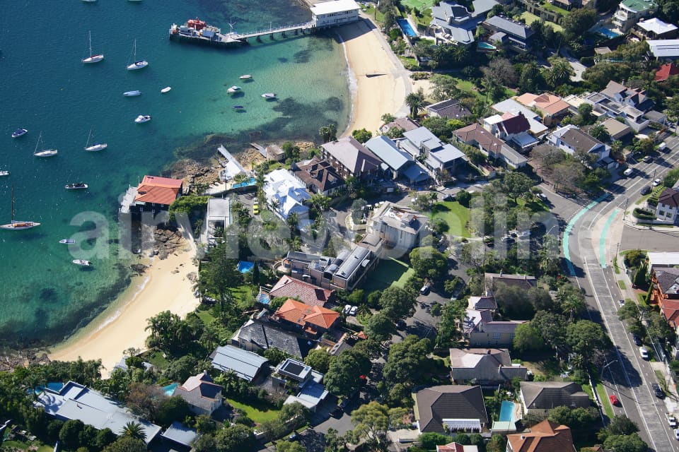 Aerial Image of Watsons Bay bay homes