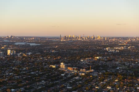 Aerial Image of BURWOOD DUSK