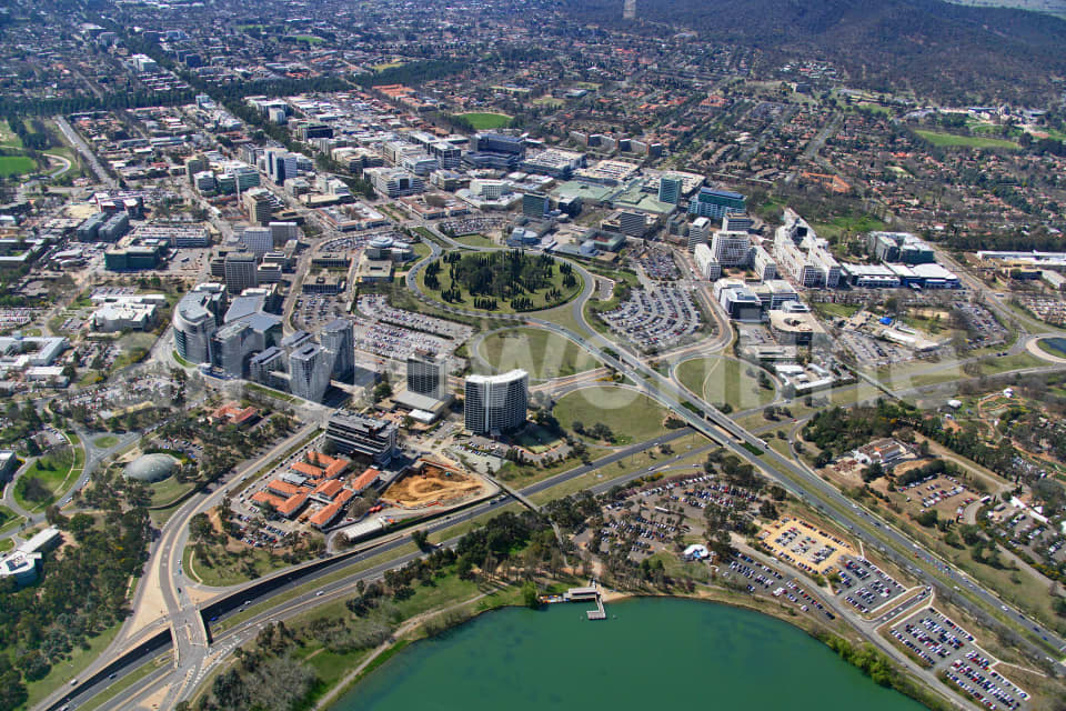 Aerial Image of Central Canberra, ACT