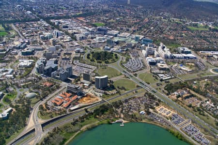 Aerial Image of CENTRAL CANBERRA, ACT