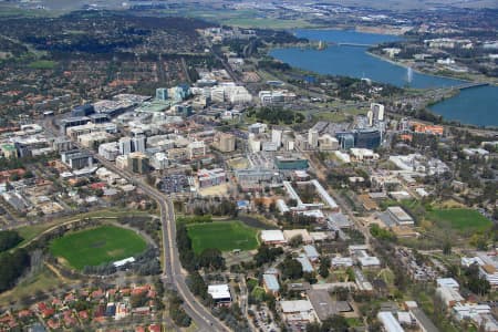 Aerial Image of CANBERRA CITY, ACT, AUSTRALIA