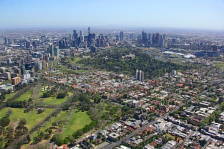 Aerial Image of SOUTH YARRA TO MELBOURNE CITY