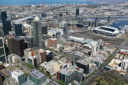 Aerial Image of MELBOURNE AND DOCKLANDS