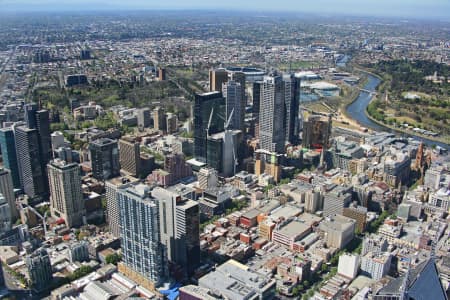 Aerial Image of MELBOURNE TO RICHMOND