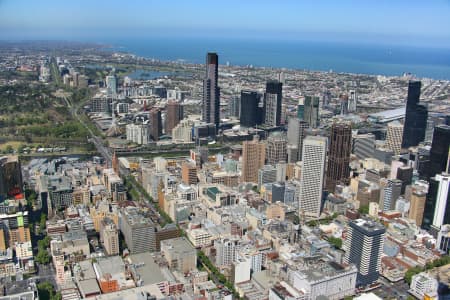 Aerial Image of SOUTH OVER MELBOURNE