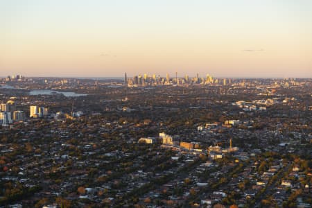 Aerial Image of BURWOOD DUSK