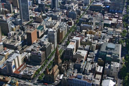 Aerial Image of SWANSTON STREET, MELBOURNE