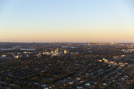 Aerial Image of BURWOOD DUSK