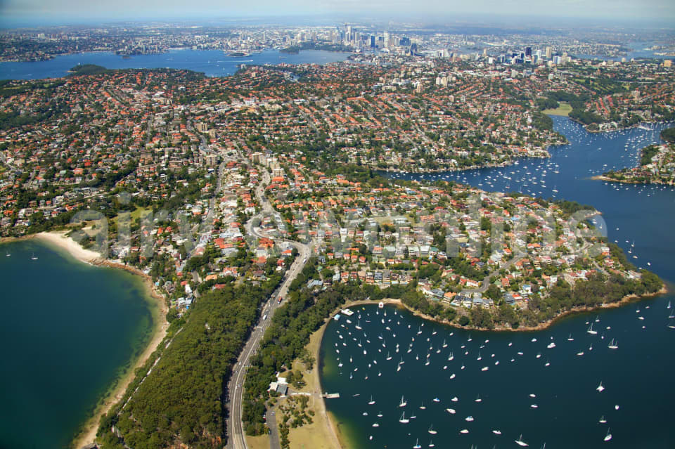 Aerial Image of The Spit and Beauty Point, Mosman